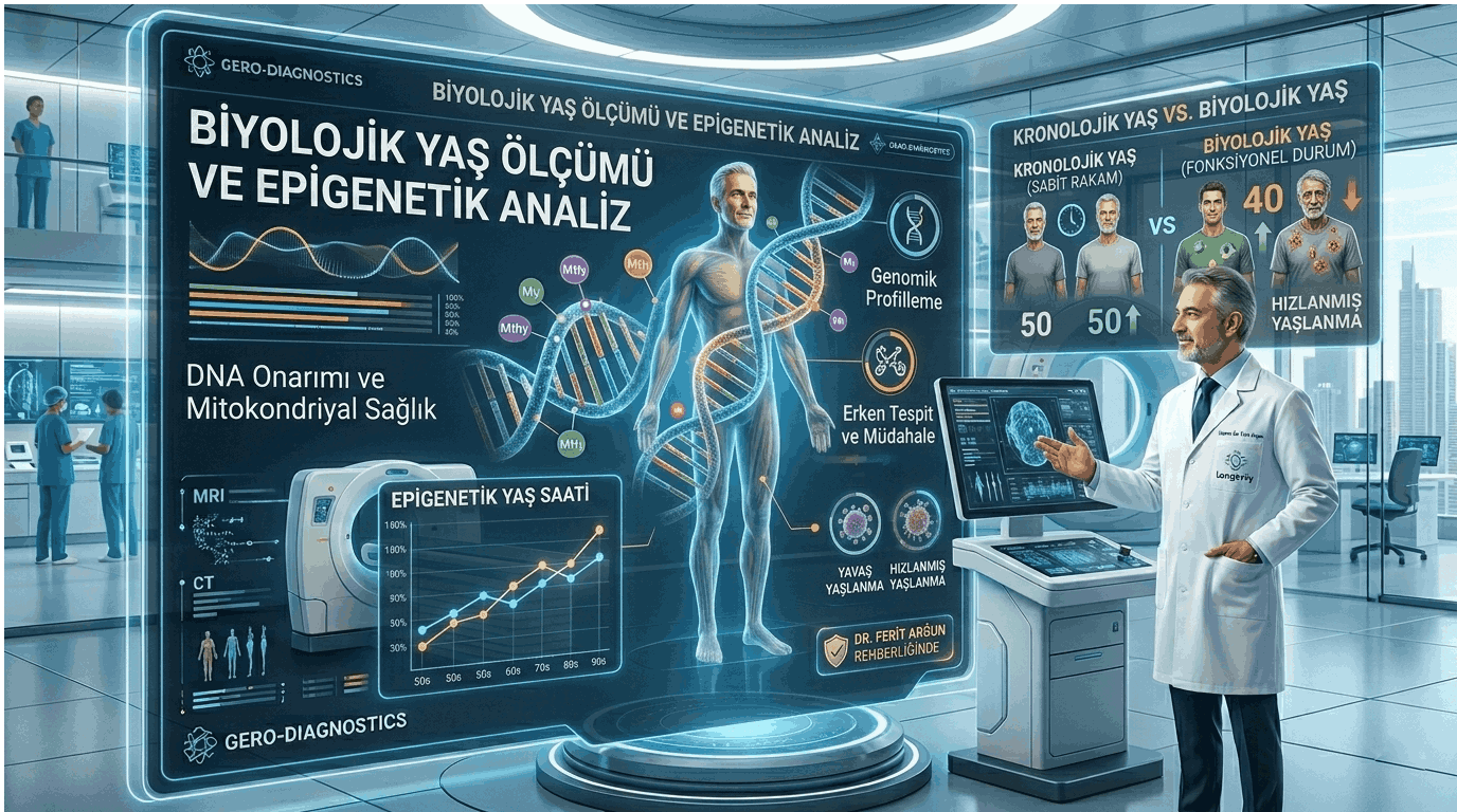 Biyolojik Yaş Ölçümü ve Epigenetik Yaş Testi